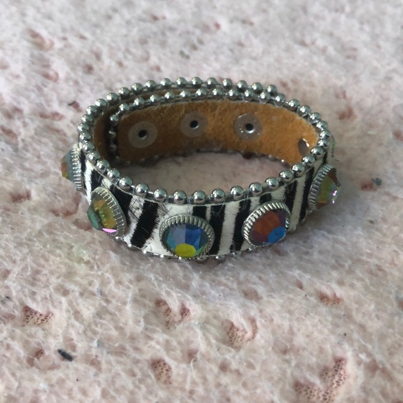 Briella Genuine Leather/Horsehair Bracelet - Picture 1 of 4